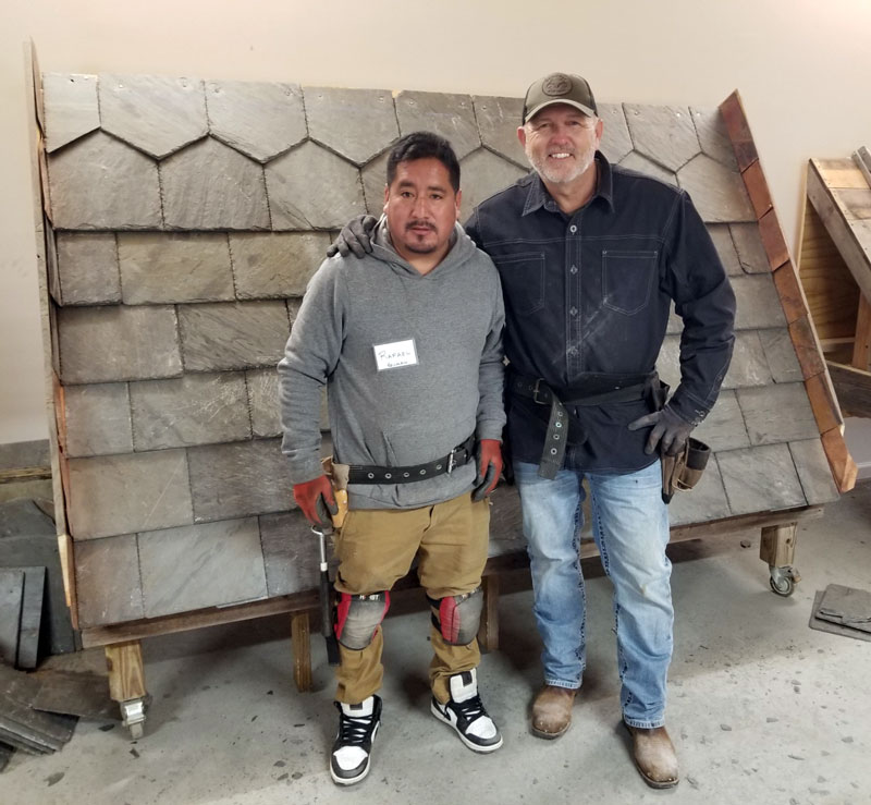 November 21, 2025 Introduction to Slate Roof Repair Class, taught by Joe Jenkins.