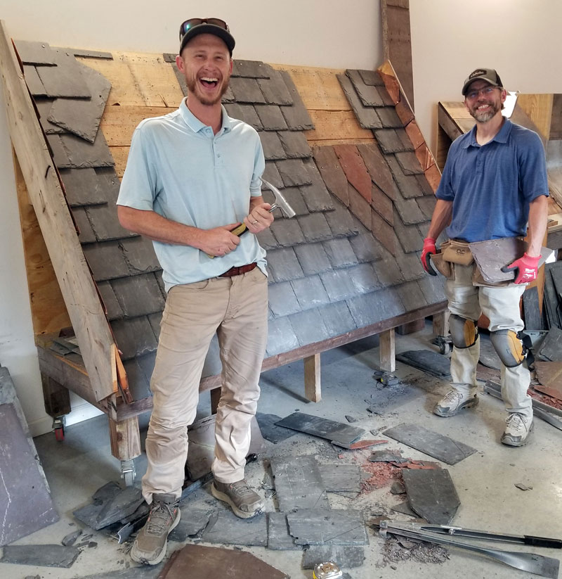 Slate Roof Repair class of April 24, 2026 - Taught by Joe Jenkins in Grove City, PA.